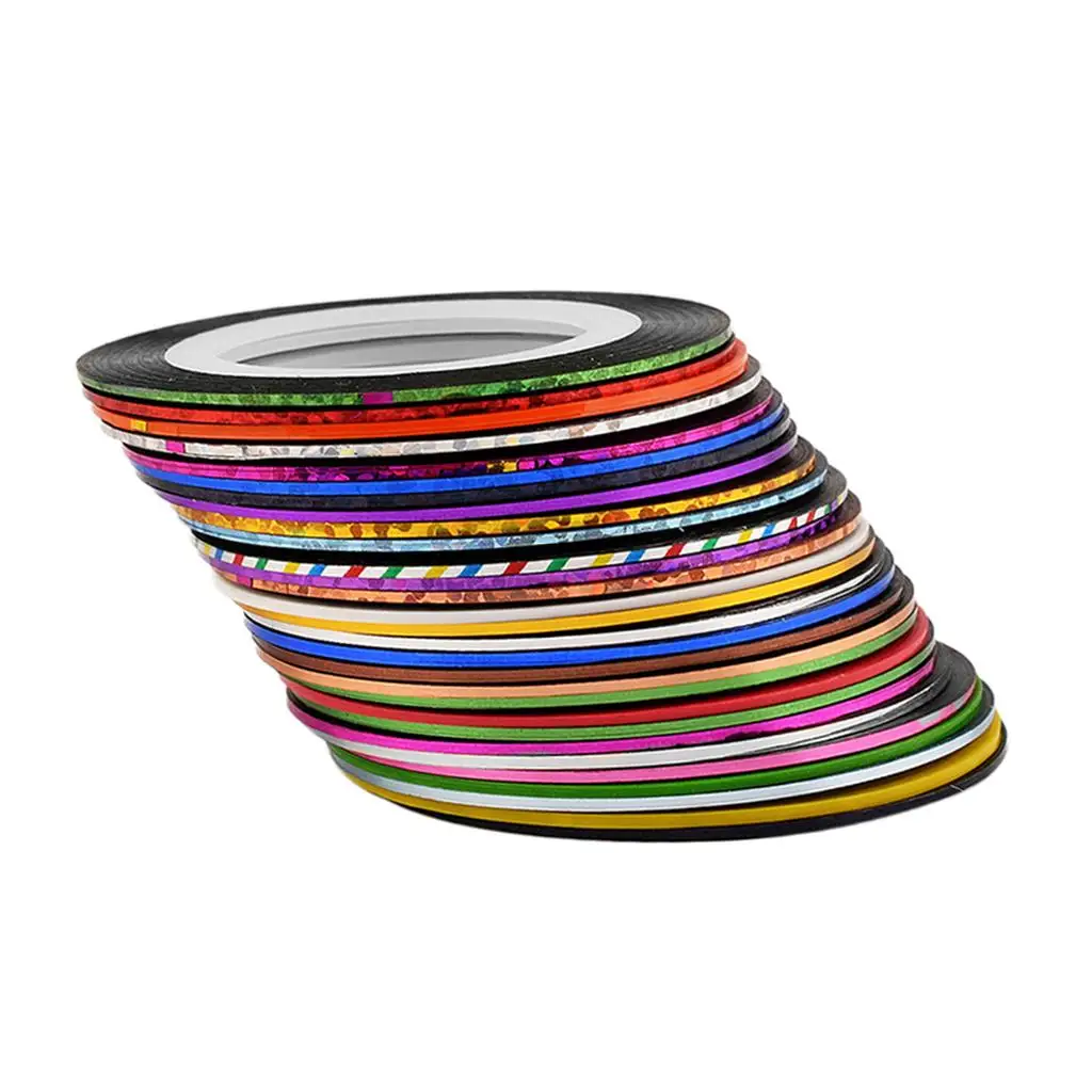 1,0 mm striping tape lijn nagel manicure stickers accessoires