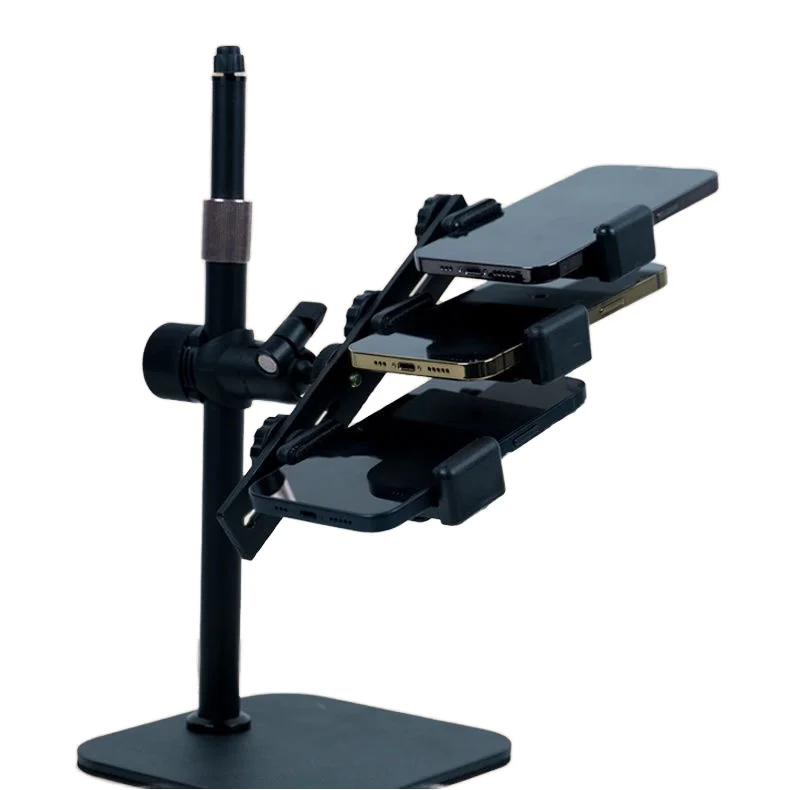 

Новый держатель для мобильного телефона, гибкая настольная верхняя подставка для съемки с несколькими панелями для хостков и охлаждения живого видео