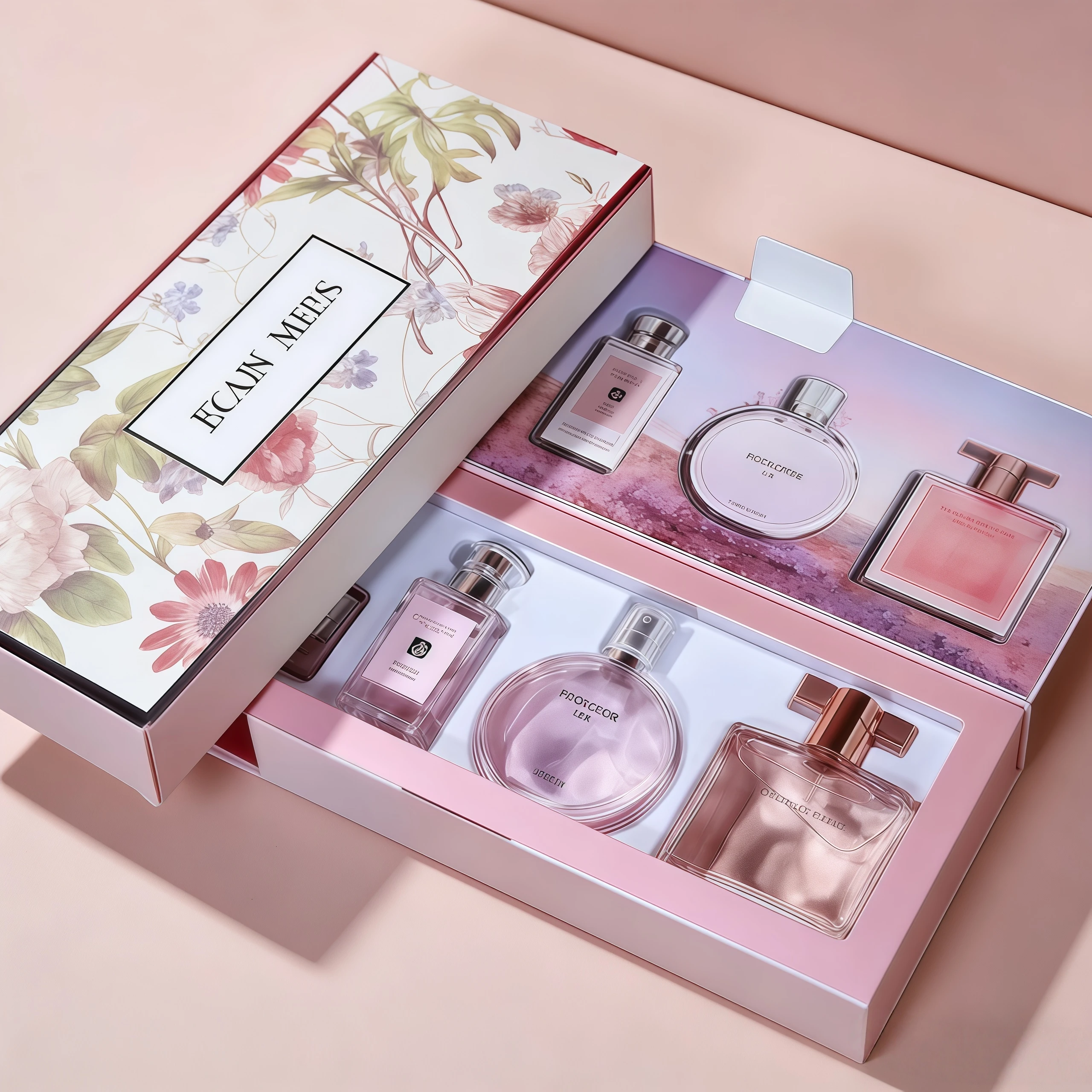 

Набор женских духов Brand, 120 мл, 4 шт., подарочная коробка, цветочный аромат, стойкий, свежий, натуральный парфюм для женщин