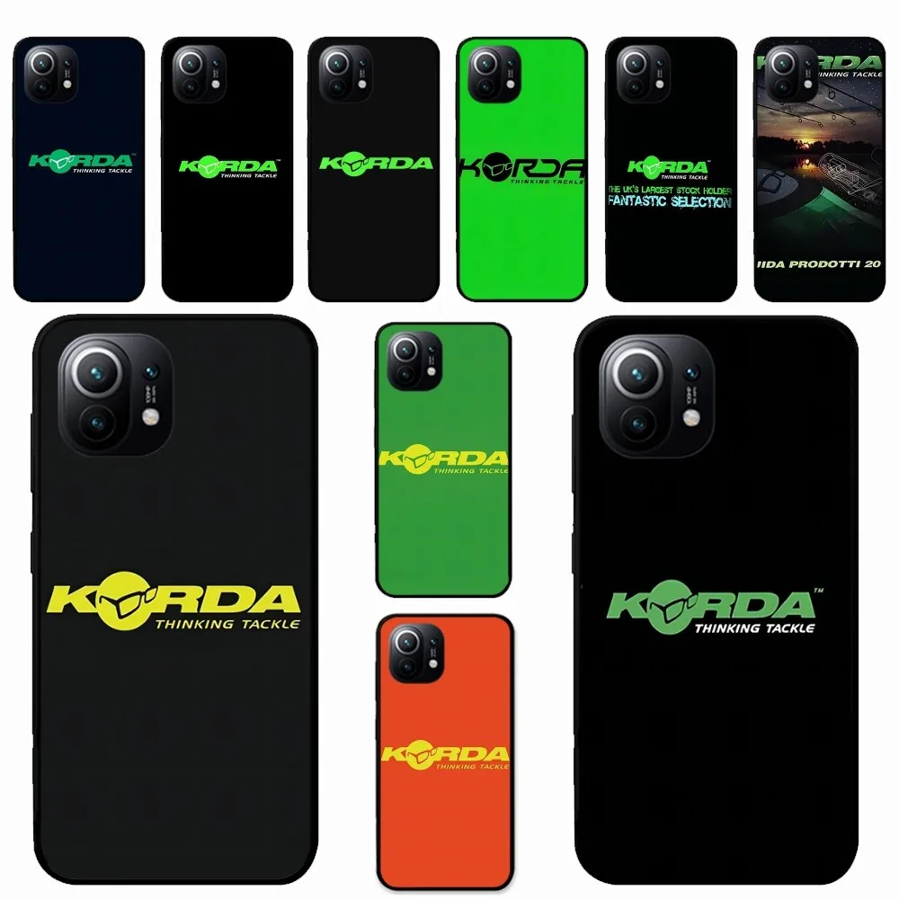 K-Korda Fishing Tackle Phone Case For Xiaomi Mi 5X 8 9 10 11 12 lite pro 10T PocoX3pro PocoM3 Note 10 pro lite