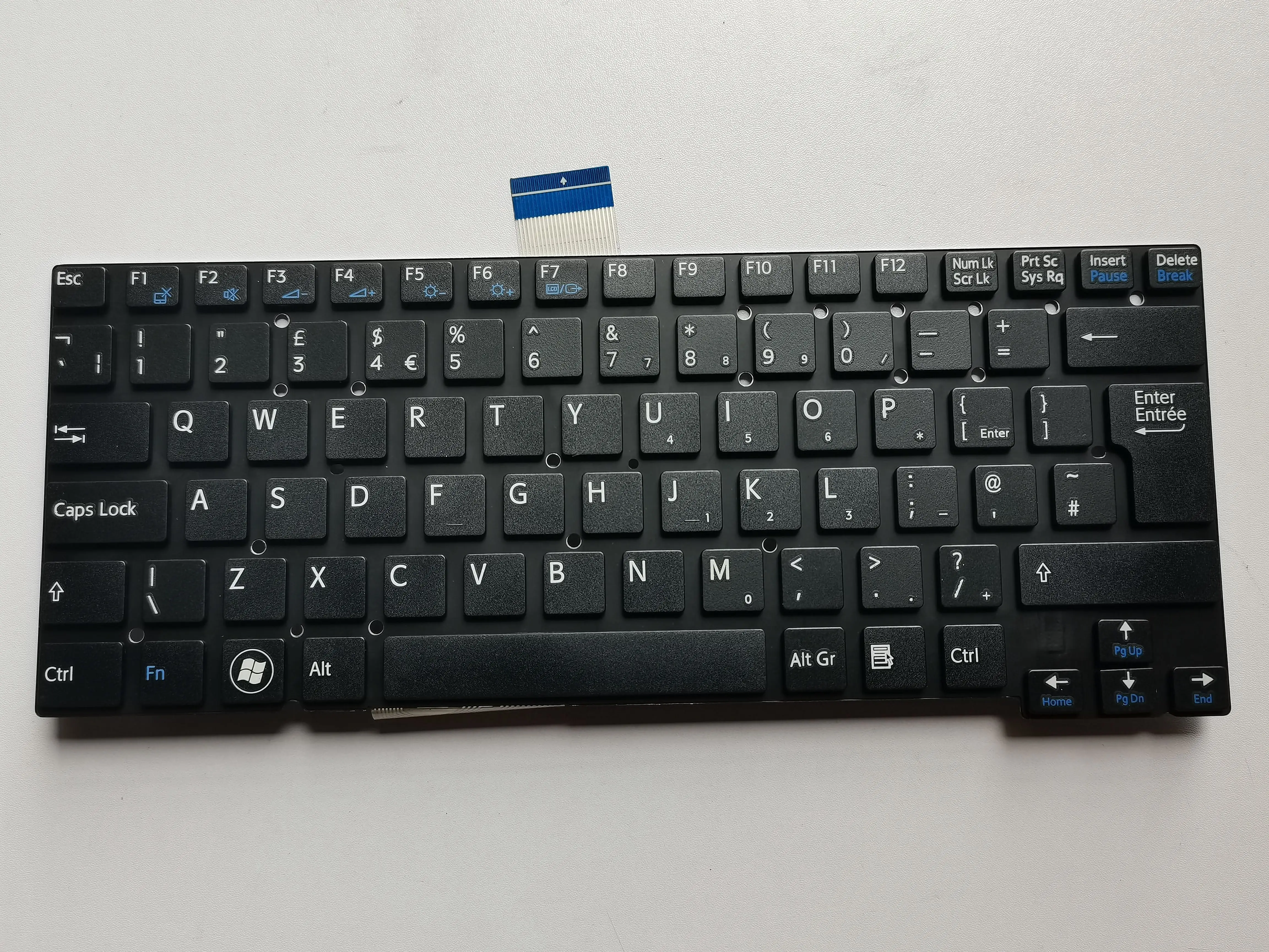 New Laptop For Sony VAIO Fit 13 SVT13 SVT1311 SVT1312 SVT1313 UK United Kingdom Keyboard Black Big Enter No Frame 149034411GB