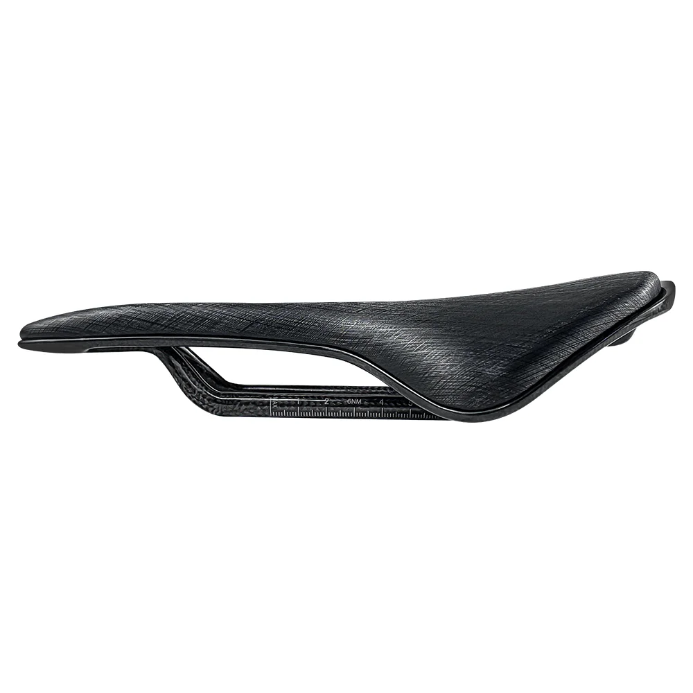 

BALUGOE Lightweight Carbon Fiber Saddle Vacuum Leather Surface Pneumatic Road Bike Mountain Bike Bicycle Cushion Bicycle Parts