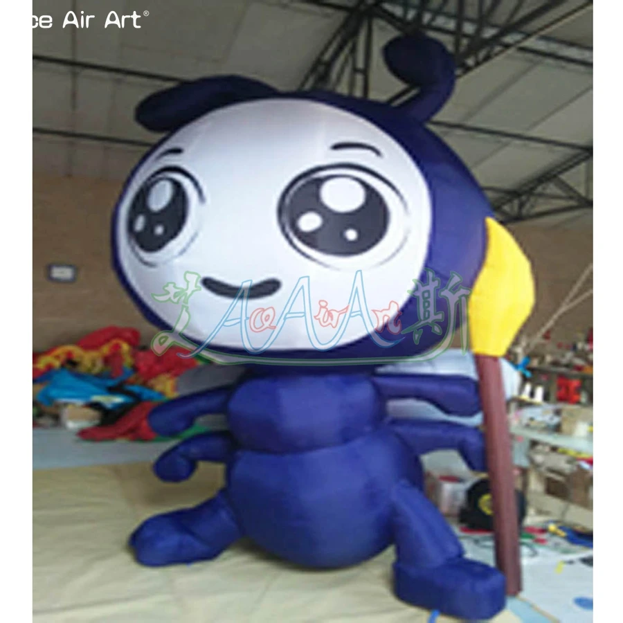 Inflatable Animal Blue Ant Character Reproduction For Outdoor Event Party Decoration Made In China