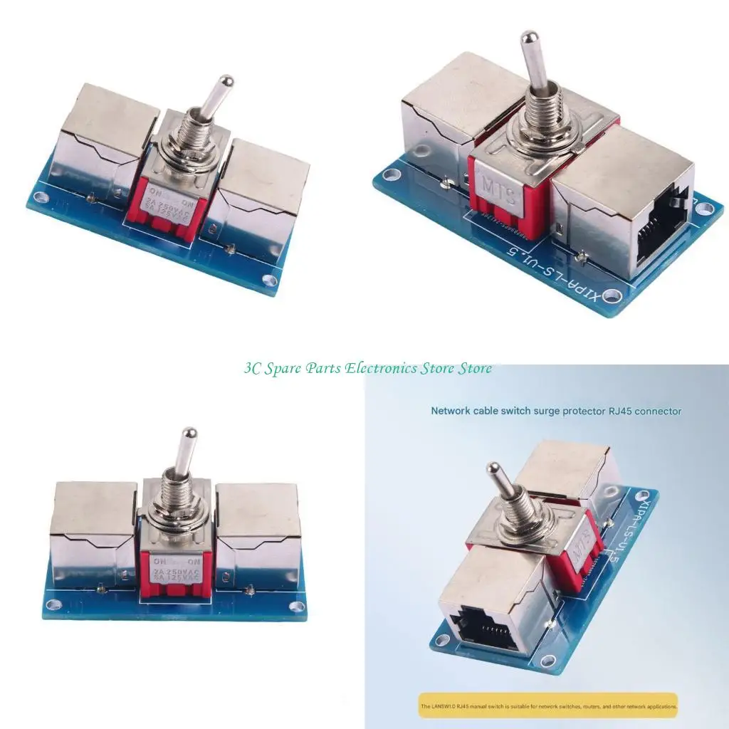 

SZ Double RJ45 Port Networking Switches With Manual Control For Stable Data Transmission