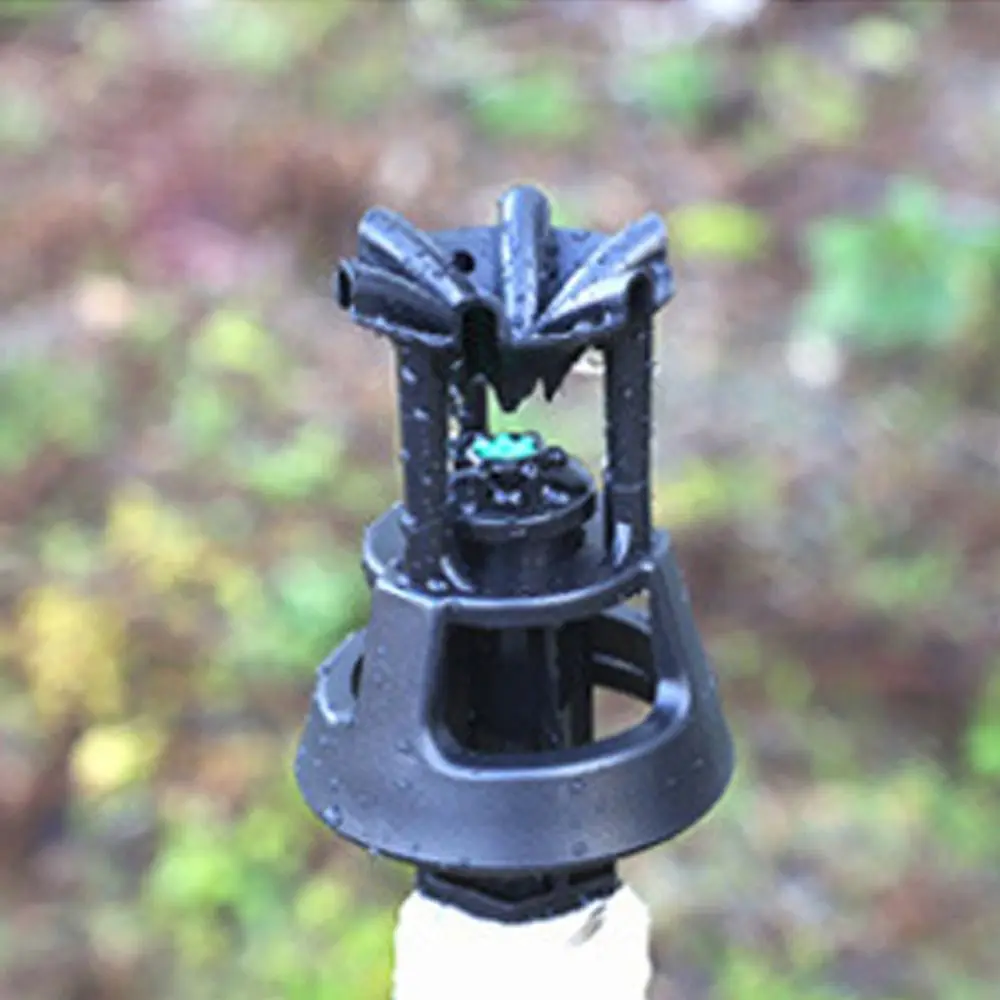 2 قطعة البلاستيك الروتاري سقي الرش 360 درجة دائم Wobbling الرشاشات العالمي سوينغ الرش مزرعة المجال بستان #4