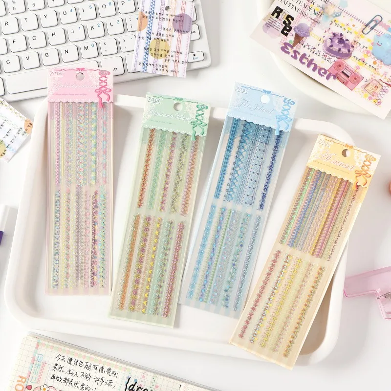 

Серия «Сумерки Dreamweaver», наклейки для домашних животных, милые разделители, рамки для скрапбукинга, полосатые наклейки, плоские вырезанные наклейки для ведения журналов