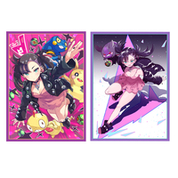 Pokemon Marnie Card Sleeves Marnie PTCG Flash Anime Collection Card Case 66*91mm