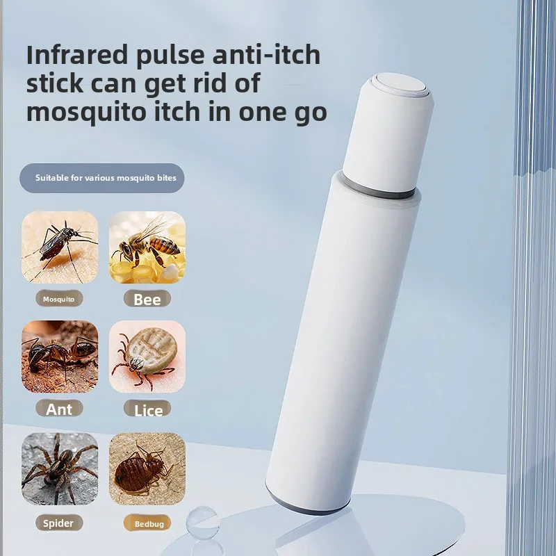 Electric Itch Reliever Device Rechargeable Physical Bug Bite Soother Portable Mosquito Bite Relief Tool for Outdoor Use
