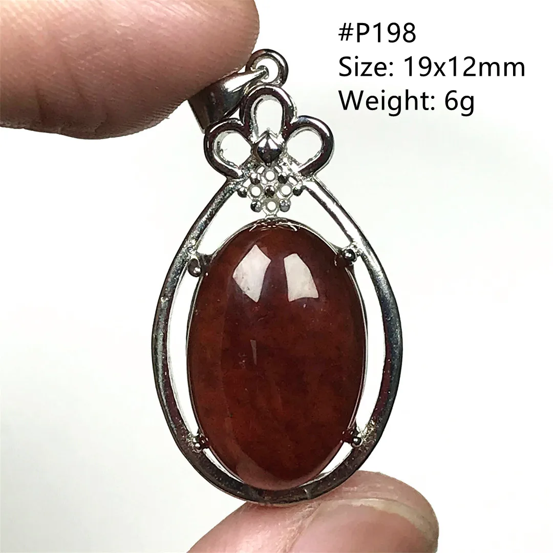 Top Natural Red Garnet Stone Pendant For Woman Lady Man Love Gift 12x8mm Beads Gemstone Silver Stone Reiki Crystal Jewelry AAAAA