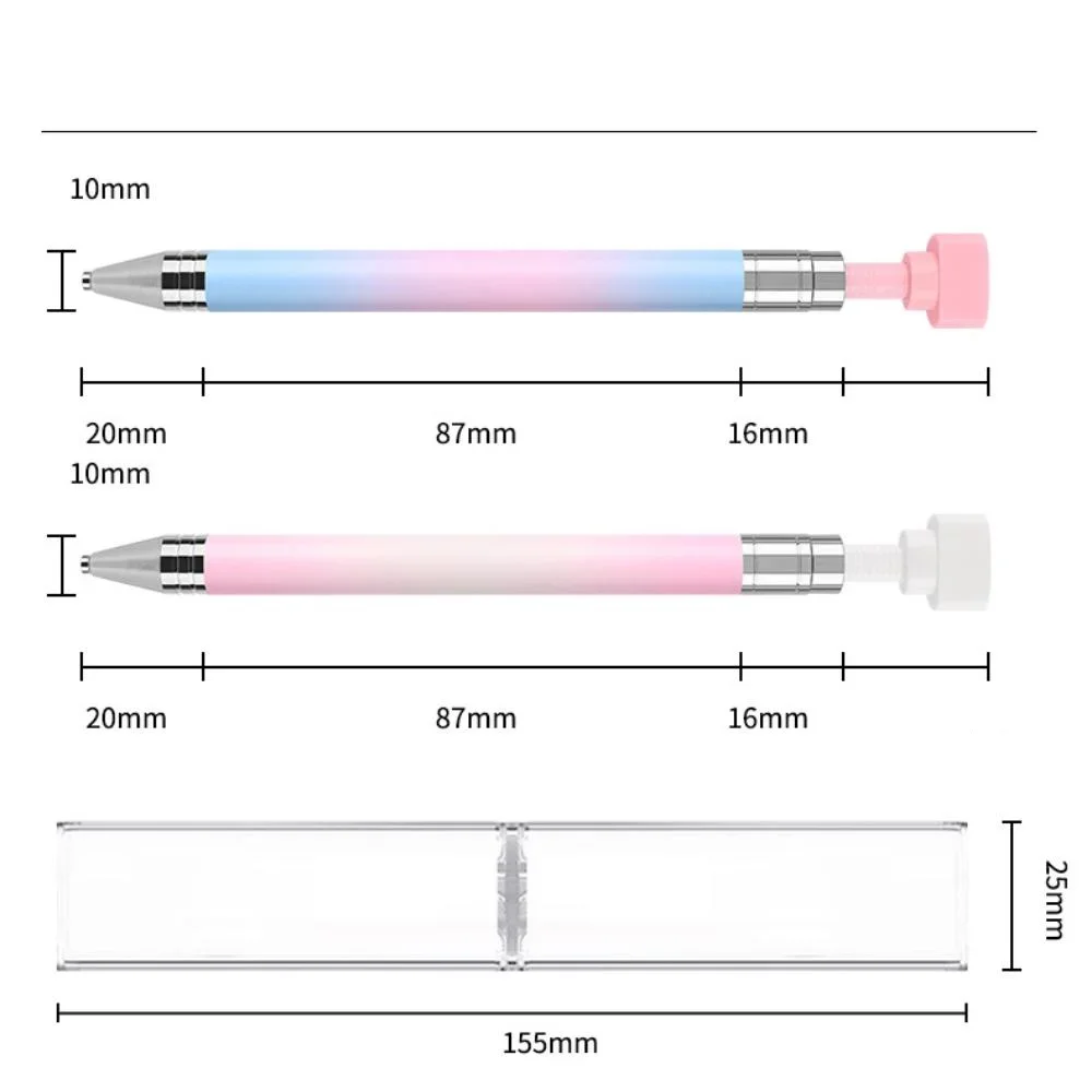 1 PC Marke Neue Nagel Bohrer Stift Werkzeug Rotary Kreide Saug Aufkleber Bohrer Kein Abfall Klebstoff Mini Perle Rotary Wachs Werkzeug