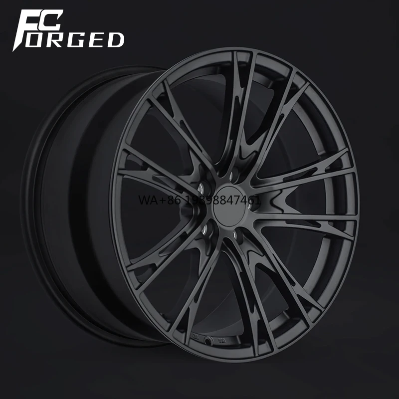 

17 18 19 20 21 22 23 24 26 Inch Custom Car Rims Monoblock 5x127 Alloy Wheels Black 21x9 Forged Wheels for Sports Car