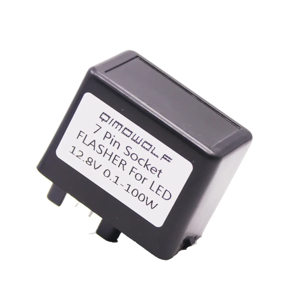 12V Light Turn Signal Flash Controller 7 Pin LED Flasher Relay For Suzuki GSXR SV DL 38610-03F00, 38610-05H00, FE249JR