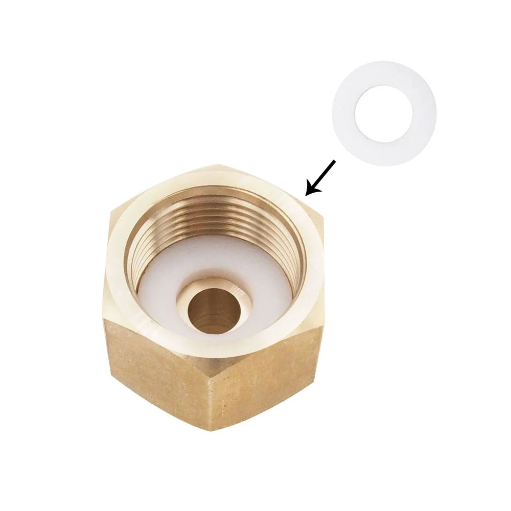 Conversor g3/4 co2 argônio tanque regulador threads transferência adaptador de carregamento de enchimento adaptador para macho W21.8-14/din477