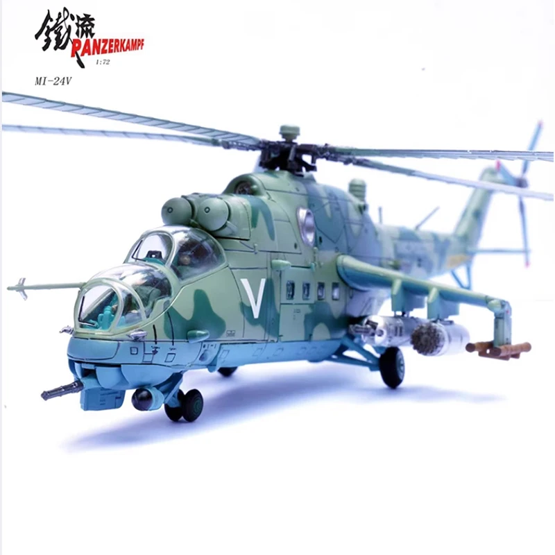 

Diecast 1:72 Scale 14005PE Mi24 helicopter Mi-24V Alloy Finished Simulation Model Souvenir Gifts For Adult Boy