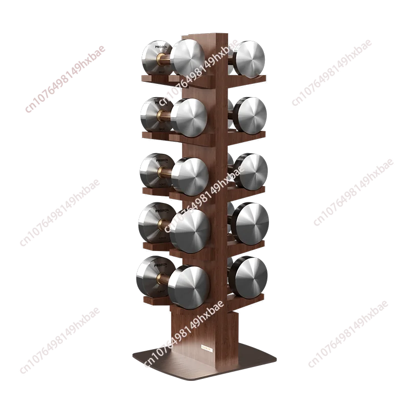

Роскошные латунные гантели из орехового дерева золотого цвета для домашнего спортзала 1-5 кг