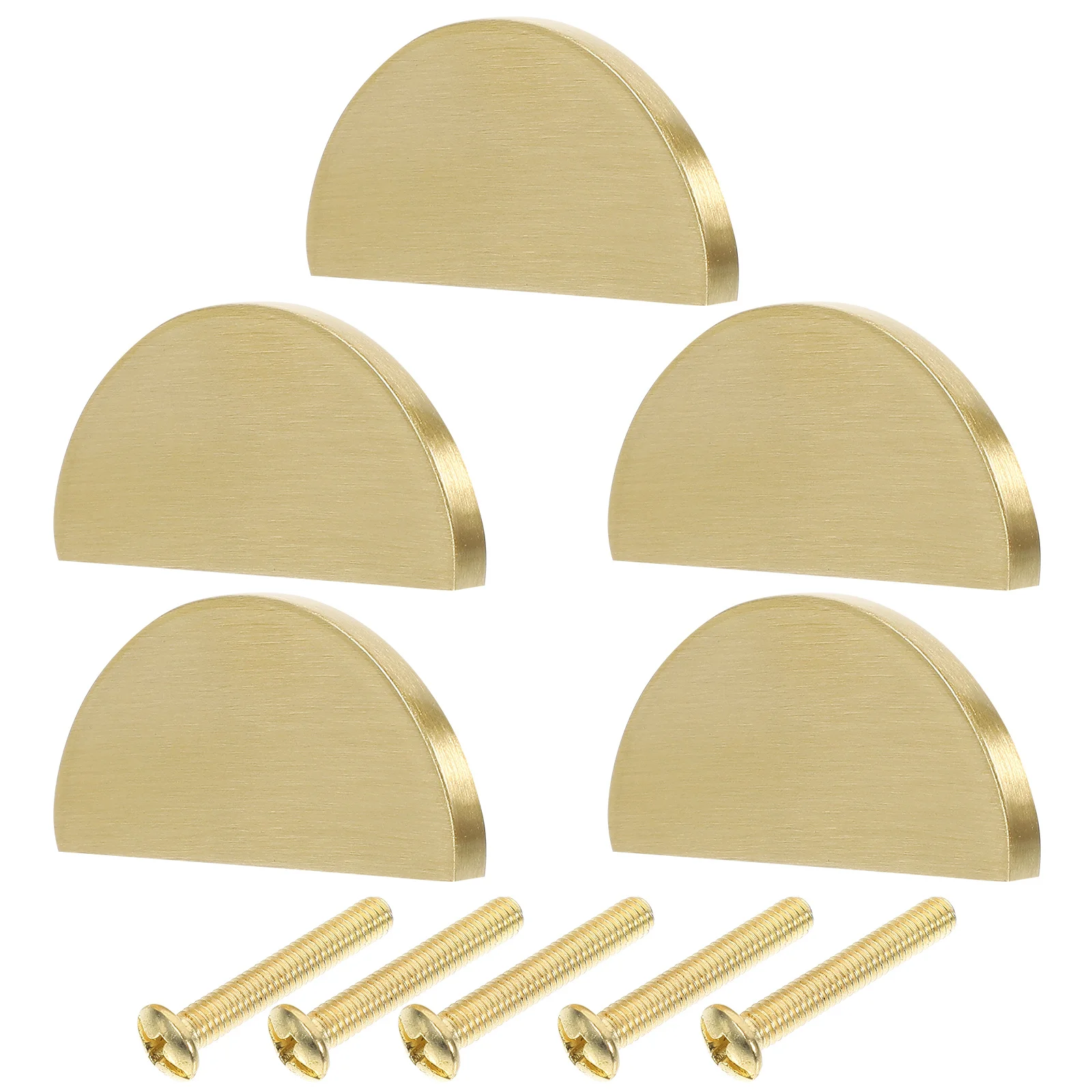 

5Pcs Pure Copper Cabinet Handles Small Knobs Modern Design Drawer Pulls Wardrobe Closet Furniture Hardware Dresser Knobs