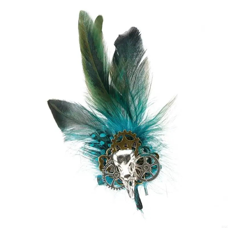 2025 Nieuwe versnellingsbak broche pin kraag hoed pin sieraden steampunk haarclip corsages veerbroche revers pin