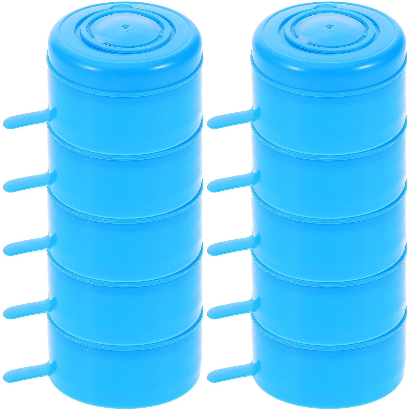 

40pcs Bucket Sealing Cap Replacement Lids Blue Water Jug Caps Anti Spill Bottle Jug Sealing Water Container