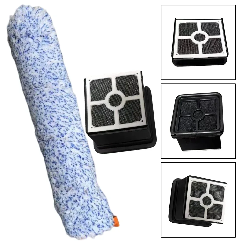 Roller Brush Filter Kit For ILIFE W-90 Cordless Wireless Dry Floor Cleaning Washing Accessory Home Cleaning Equipment        New