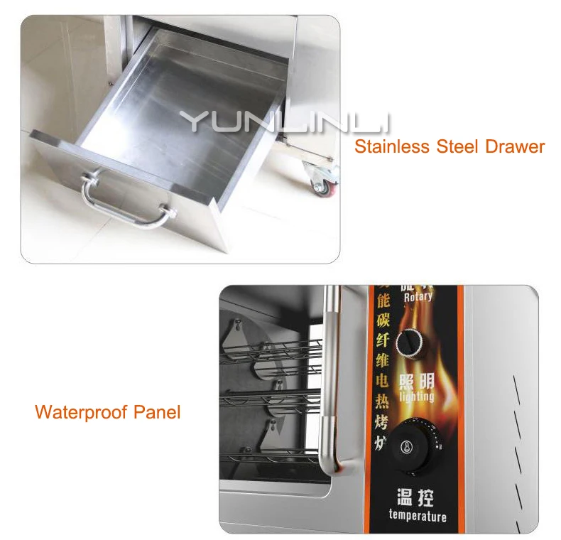 Forno commerciale Macchina per cuocere patate dolci Forno completamente automatico per patate/Taro/macchi Forno elettrico verticale