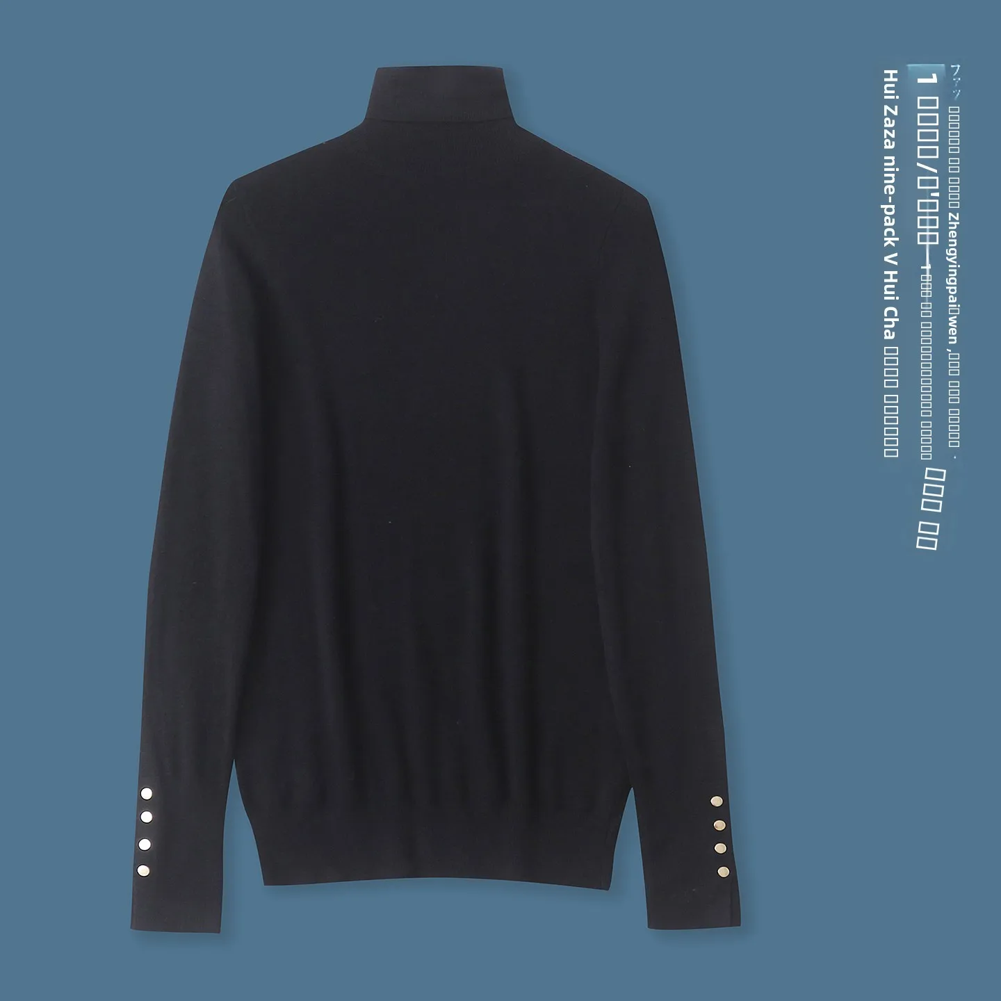 

Thin High Ne Sweater Soft Pure Color Inner And Outer Wear Autumn Winter New Sle Women's Simple Match Commute Sle Long S...