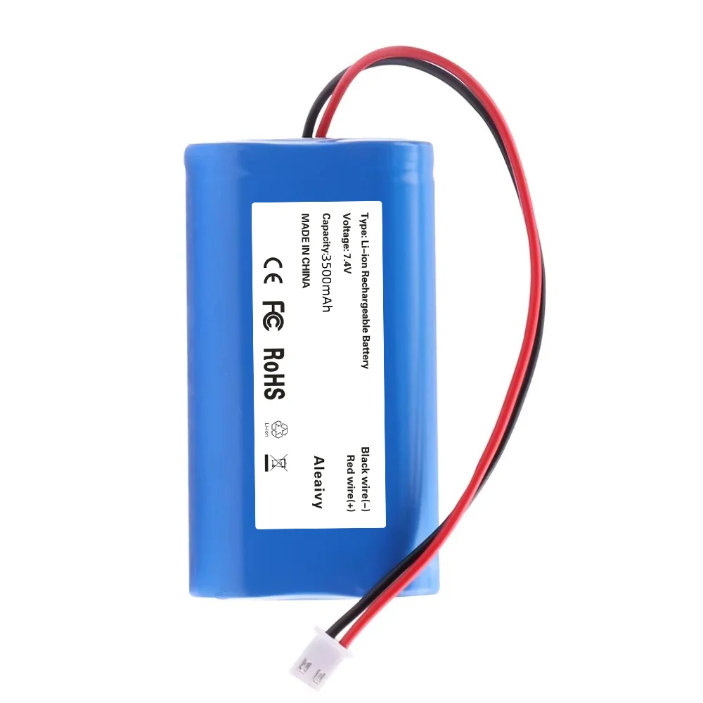 

18650 Rechargeable Battery Pack 7.4V 2600mah 2800mah 3200mah 3500mahProtection Circuit XH-2P Plug for Megaphone Speaker