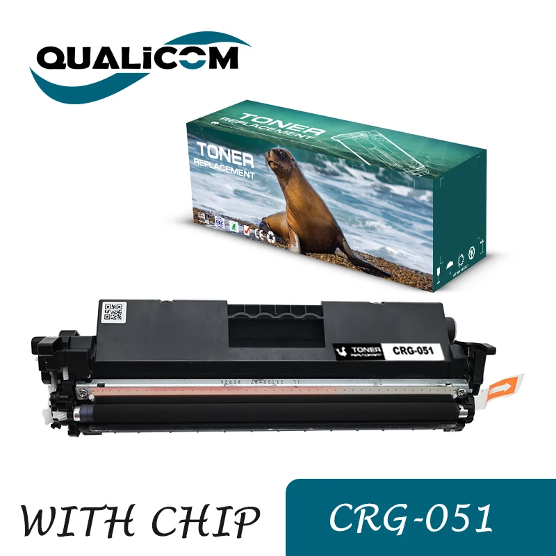 Qualicom Compatible for Canon CRG051 051 CRG-051 use for LBP162dw MF264dw MF267dw MF269dw LBP160 MF260 MF263dn MF266 Printer