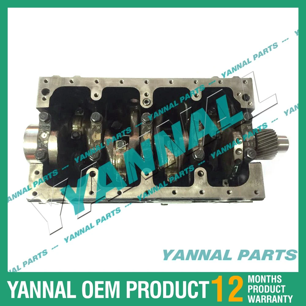 4D84E 4TNE84 Cylinder Block Assy With Crankshaft For Yanmar Engine