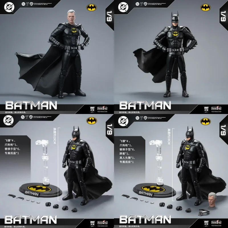 

Presale Original Fondjoy Batman 2023 Realistic Head Sculpt Dc Anime Action Figure Collectible Toys Model Decoration Gifts