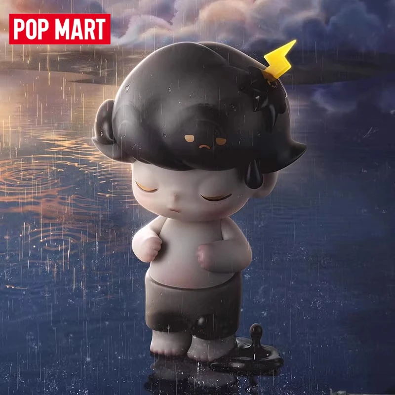

Оригинальная фигурка POPMART MEGA JUST DIMOO 400% A Thunder Shower, милая трендовая игрушка, украшение для дома, большие декоративные элементы