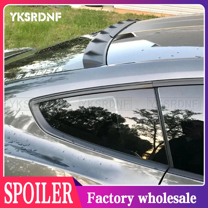 

For Ford Mustang spoiler 2015-2017 ABS Plastic Material Unpainted Color Rear Roof Spoiler Wing Trunk Lip Boot Cover Car Styling