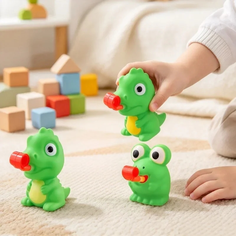 Creative Frog Dinosaur Sticking Tongue Out Squeeze Toy Funny Interactive Stress Relief Fidget Toy Kids Gift