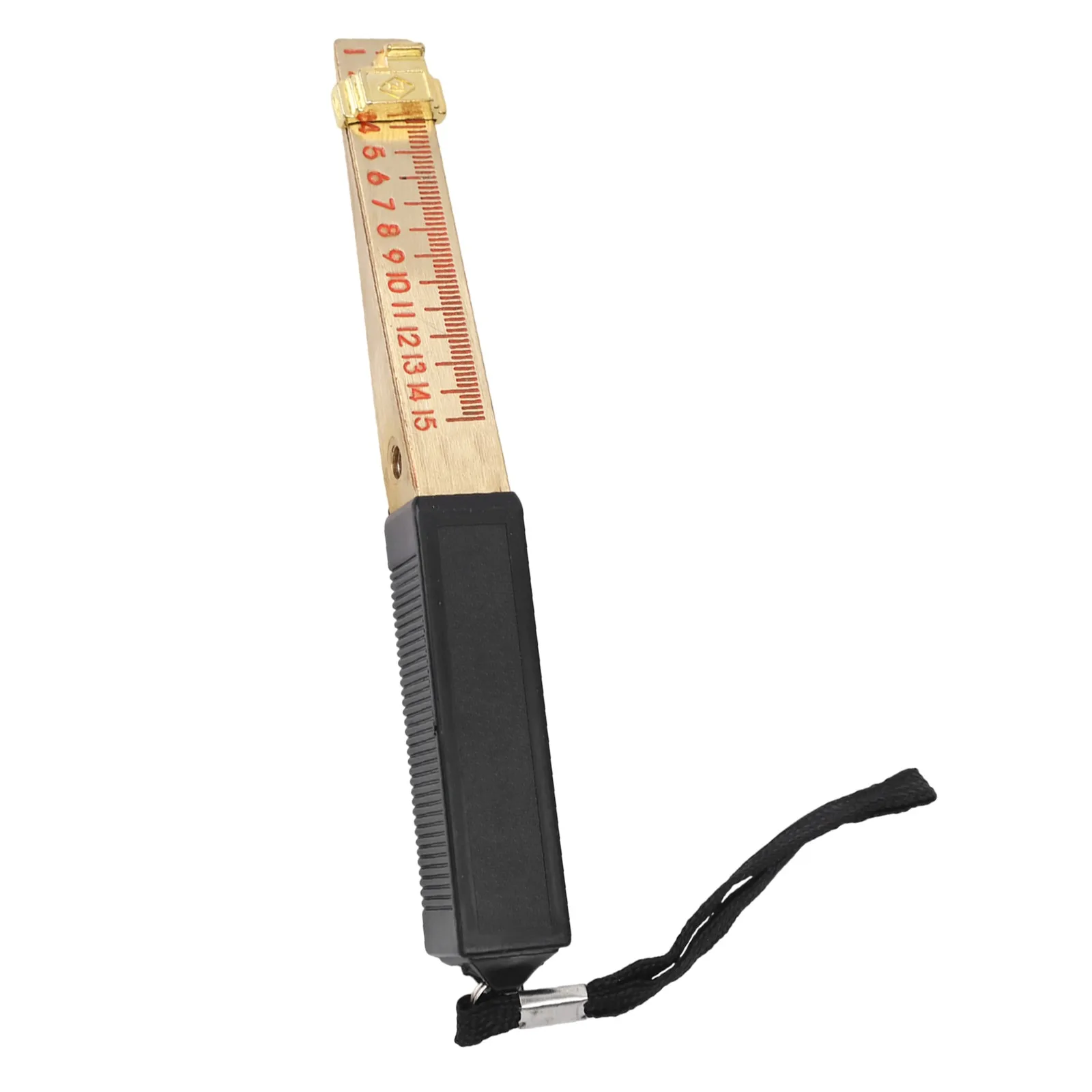 Vernier Wedge Feeler Gauge 1-15mm Copper Plated Door Gap Measuring Tool For Fire Door Flatness Inspection Engineering Tester