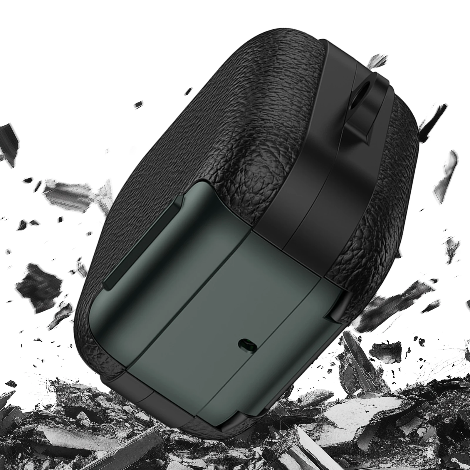 PU Leather Protective Earbuds Case for Samsung Galaxy Buds4/4Pro Protective Skin Cover Shockproof Anti‑Drop Scratch-Resistant
