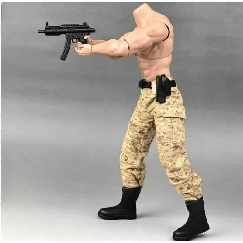 1/6 Scale Model 12 Inch Doll 1/6 Soldiers Accessories 1 To 6 Micro-punch MP5 MP5K Black Gun Model Action Figure Accessories Toy