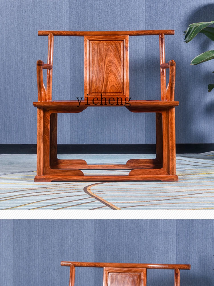 Yy Rosewood Buddha Chair Rosewood Offical Hat Chair Chinese Style South Palace Chair Leisure Armchair