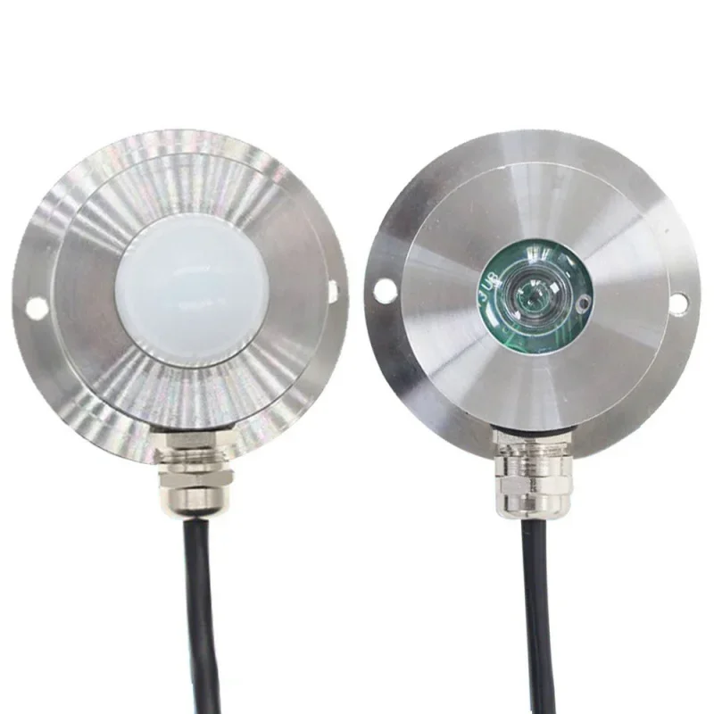 Stainless Steel Illuminance Sensor Industrial-Grade Brightness Detector Transmitter Probe RS485 0-10V 4-20MA Output