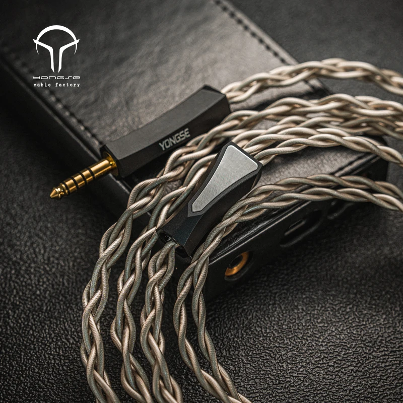 Yongse KuroKami 6N Silver-plated Single Crystal Copper + Graphene Shielding Layer Earphone cable