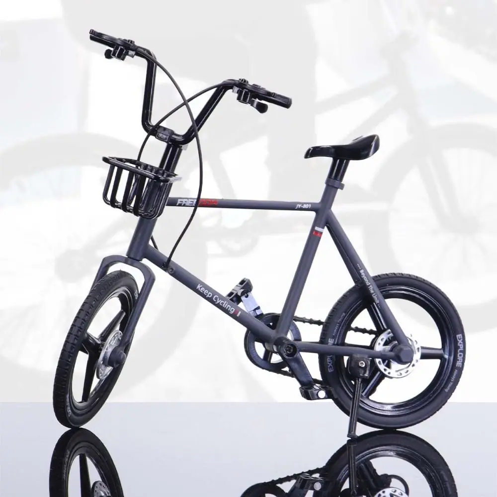 1:8 스케일 미니 자전거 모델 시뮬레이션 장식품 산악 자전거 장난감 미니어처 레이싱 메탈 로드 BMX 자전거 모델 어린이용