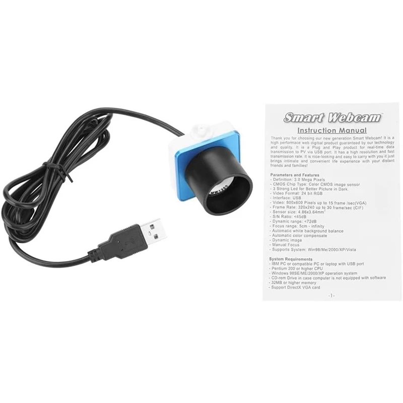 كاميرا تلسكوب، عدسة إلكترونية رقمية USB 2.0 مقاس 1.25 بوصة كاميرا علم الفلك الكوكبي القمري للتصوير الفلكي-ABVK #4