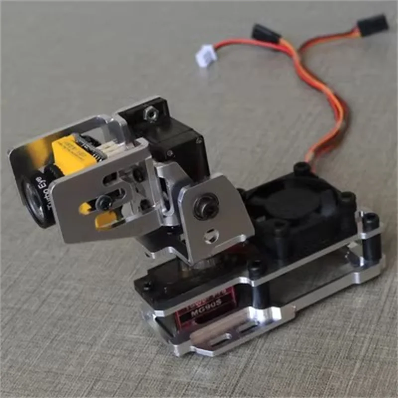 Metal Steering Gear Pan Tilt Bracket Sky End Fpv Head Tracking Dual Axis Ptz Fpv Ptz Model Camera Ptz 2