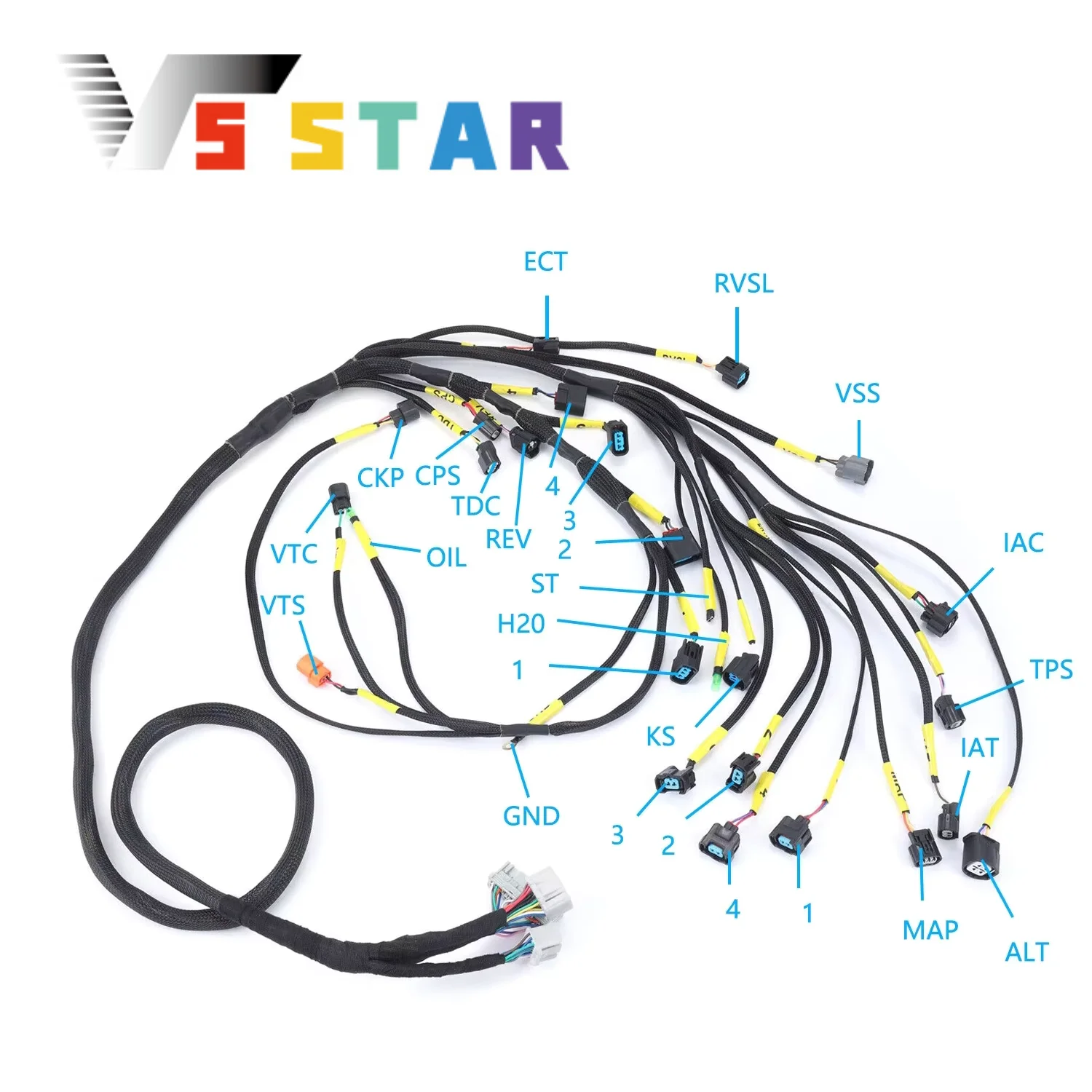 

High Quality K-Series Tucked Engine Harness K20 K24 For 2002-2004 RSX Type S RSX Base 2001-2005 Civic EP3 DH-1032