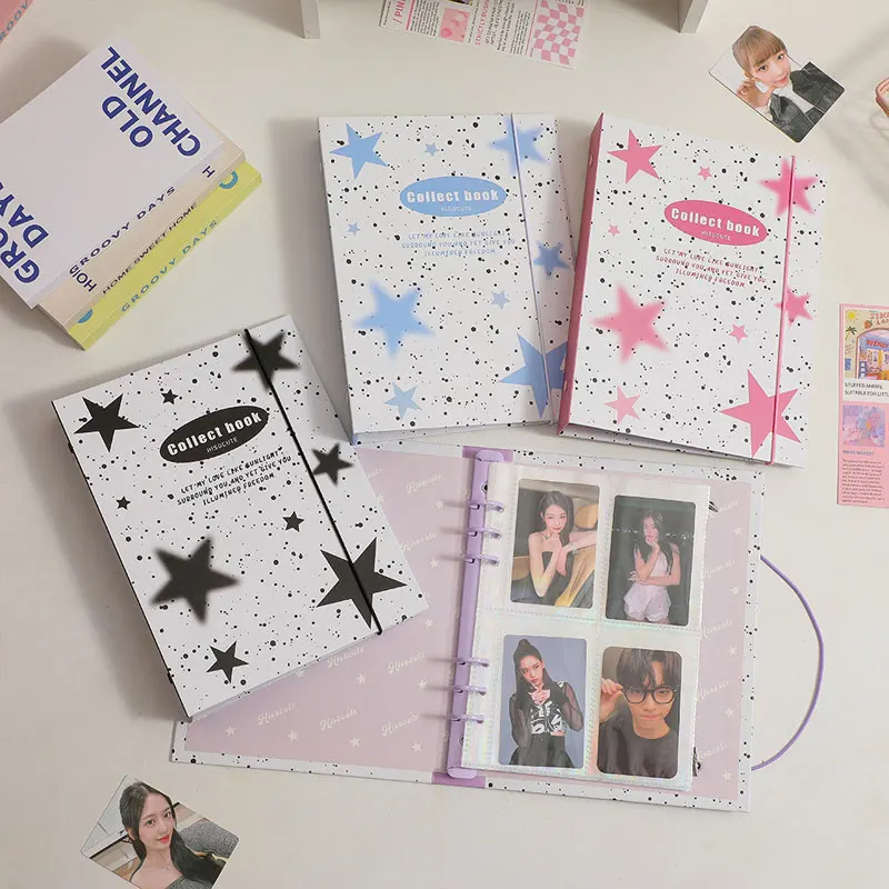 Yiwi Star Original Design New Color Rhombus A5 Kpop Photocard Binder Collect Book Idol Photo Card Holder Photocards Album