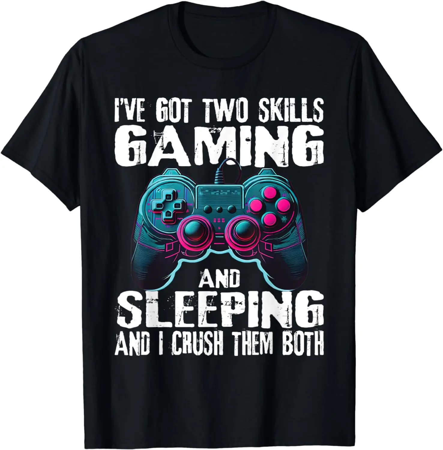 

Gaming And Sleeping Funny Gamer Sayings s Teens Kids Men T-Shirt