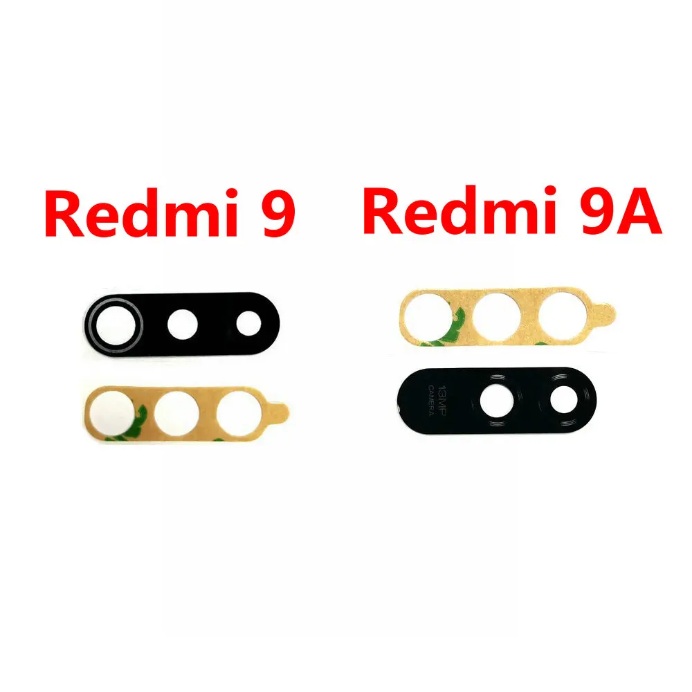 1pcs New Rear Camera Glass & Adhesive sticker Repair for Xiaomi Redmi 9A 9