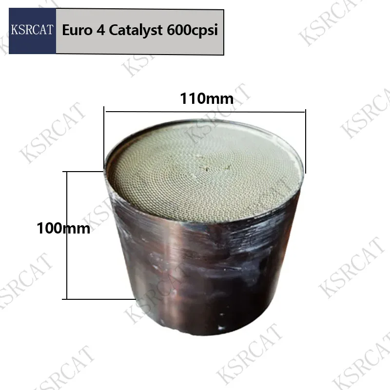 

Exhaust Universal Metal Carrier Catalyst Euro 4 600Cpsi Catalytic Converter 110*100MM Honeycomb Cat For Car