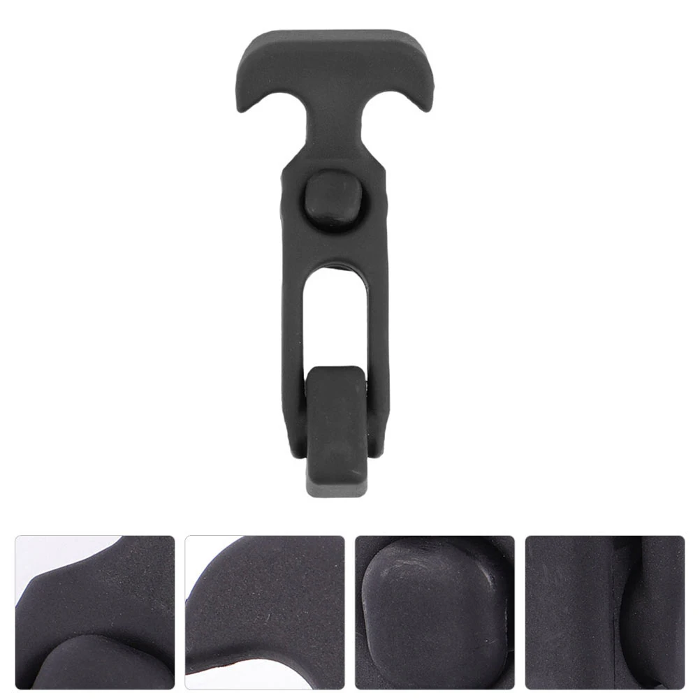 

2pcs Rubber Buckle Stainless Steel T-handle Latches for Engine Cover Car Hood Catches Toolbox Locks Replacement