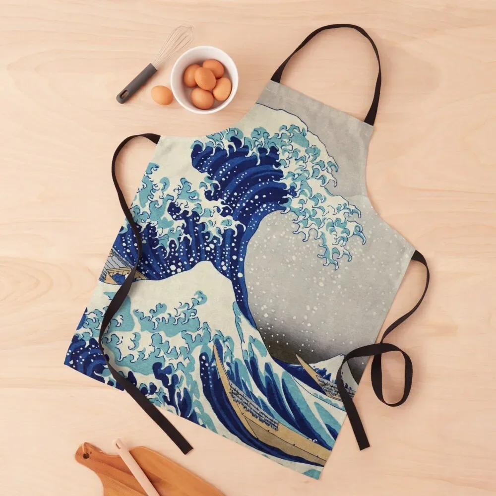 

Great Wave by Hokusai Apron beauty master For Man Kitchen Items For Home Apron