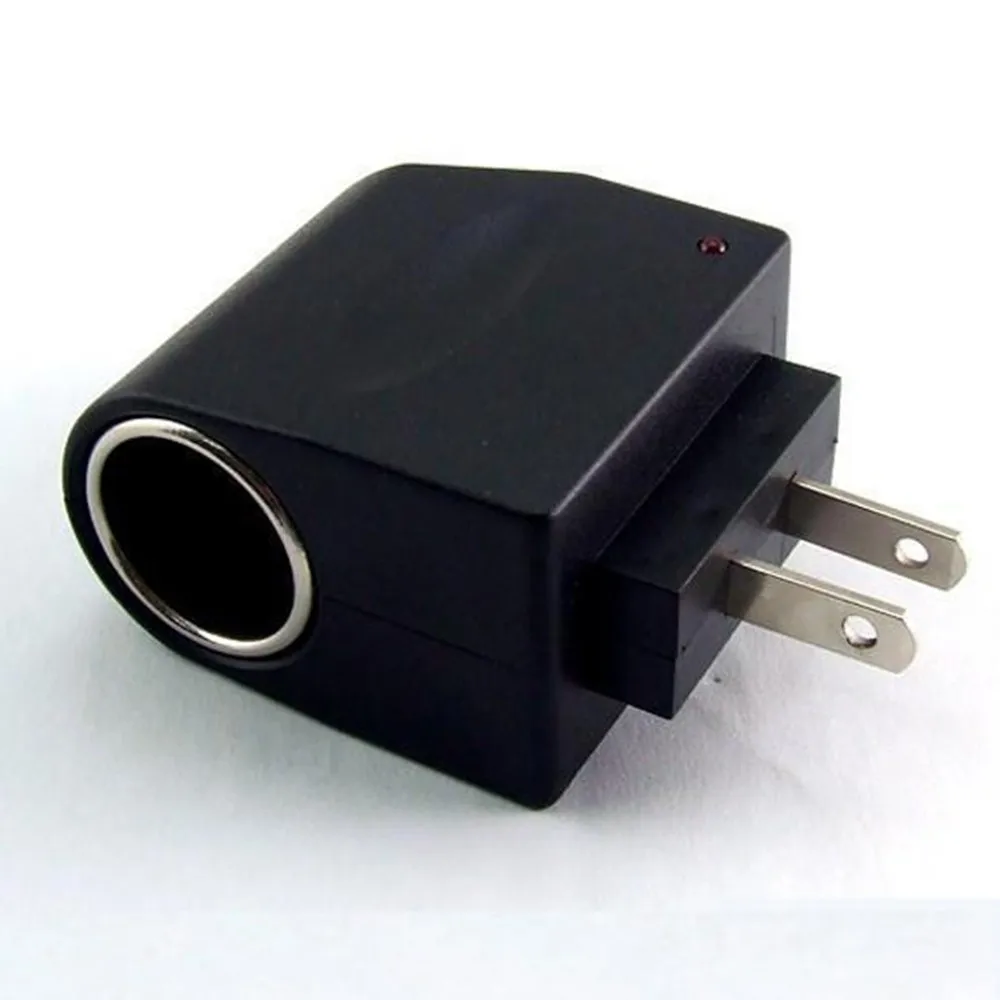 Universal AC 220V To DC 12V EU US Plug Converter Car Charger Adapter Car Cigarette Lighter Wall Socket Splitter Charger