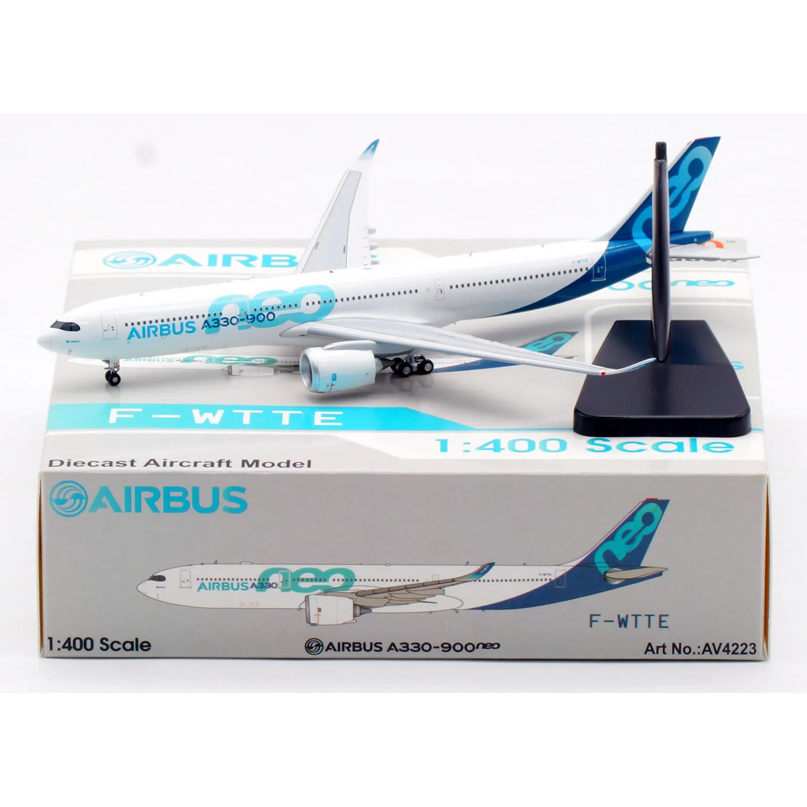 

AV4223 Alloy Collectible Plane Gift Aviation 1:400 Airbus Industrie "House Color" A330-900 Diecast Aircraft Jet Model F-WTTE